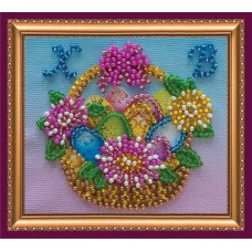 Magnets Bead embroidery kit Easter basket – 1