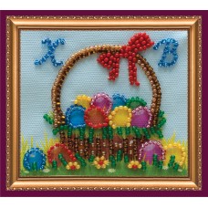 Magnets Bead embroidery kit Easter basket – 2