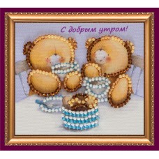 Magnets Bead embroidery kit Good Morning