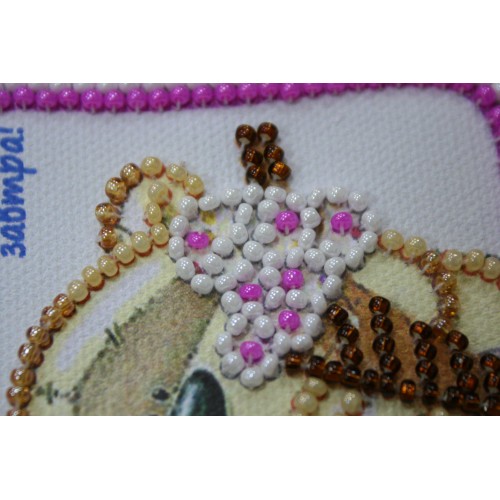 Magnets Bead embroidery kit Diet – 2, AMA-085 by Abris Art - buy online! ✿ Fast delivery ✿ Factory price ✿ Wholesale and retail ✿ Purchase Kits for embroidery magnets with beads on canvas