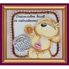 Magnets Bead embroidery kit Happy weigh