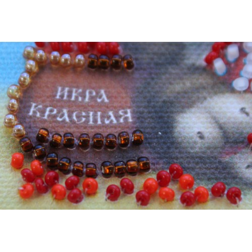 Magnets Bead embroidery kit Life is good, AMA-088 by Abris Art - buy online! ✿ Fast delivery ✿ Factory price ✿ Wholesale and retail ✿ Purchase Kits for embroidery magnets with beads on canvas