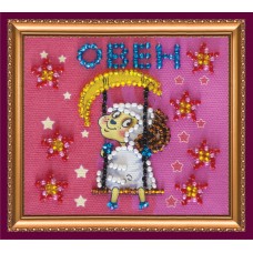 Magnets Bead embroidery kit Aries
