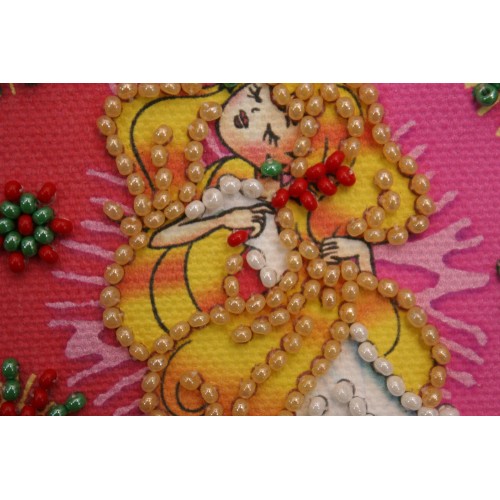 Magnets Bead embroidery kit Virgo, AMA-106 by Abris Art - buy online! ✿ Fast delivery ✿ Factory price ✿ Wholesale and retail ✿ Purchase Kits for embroidery magnets with beads on canvas