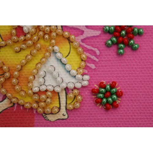 Magnets Bead embroidery kit Virgo, AMA-106 by Abris Art - buy online! ✿ Fast delivery ✿ Factory price ✿ Wholesale and retail ✿ Purchase Kits for embroidery magnets with beads on canvas