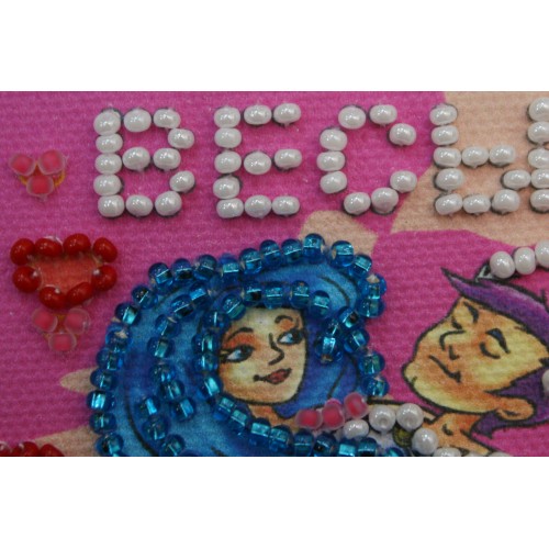 Magnets Bead embroidery kit Libra, AMA-107 by Abris Art - buy online! ✿ Fast delivery ✿ Factory price ✿ Wholesale and retail ✿ Purchase Kits for embroidery magnets with beads on canvas