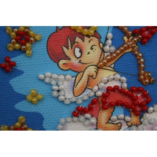 Magnets Bead embroidery kit Sagittarius, AMA-109 by Abris Art - buy online! ✿ Fast delivery ✿ Factory price ✿ Wholesale and retail ✿ Purchase Kits for embroidery magnets with beads on canvas