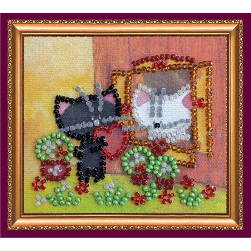 Magnets Bead embroidery kit Gift for her, AMA-121 by Abris Art - buy online! ✿ Fast delivery ✿ Factory price ✿ Wholesale and retail ✿ Purchase Kits for embroidery magnets with beads on canvas