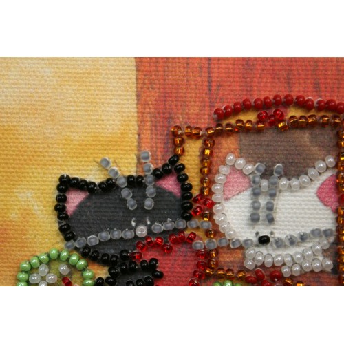 Magnets Bead embroidery kit Gift for her, AMA-121 by Abris Art - buy online! ✿ Fast delivery ✿ Factory price ✿ Wholesale and retail ✿ Purchase Kits for embroidery magnets with beads on canvas
