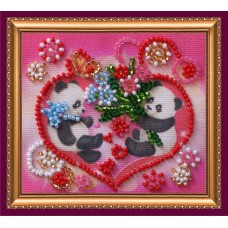 Magnets Bead embroidery kit Saint Valentine's Day