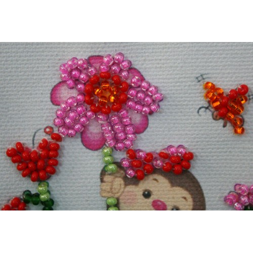 Magnets Bead embroidery kit In a good mood, AMA-139 by Abris Art - buy online! ✿ Fast delivery ✿ Factory price ✿ Wholesale and retail ✿ Purchase Kits for embroidery magnets with beads on canvas