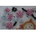 Magnets Bead embroidery kit Kittens in flowers, AMA-143 by Abris Art - buy online! ✿ Fast delivery ✿ Factory price ✿ Wholesale and retail ✿ Purchase Kits for embroidery magnets with beads on canvas