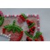 Magnets Bead embroidery kit Kittens in strawberry, AMA-144 by Abris Art - buy online! ✿ Fast delivery ✿ Factory price ✿ Wholesale and retail ✿ Purchase Kits for embroidery magnets with beads on canvas