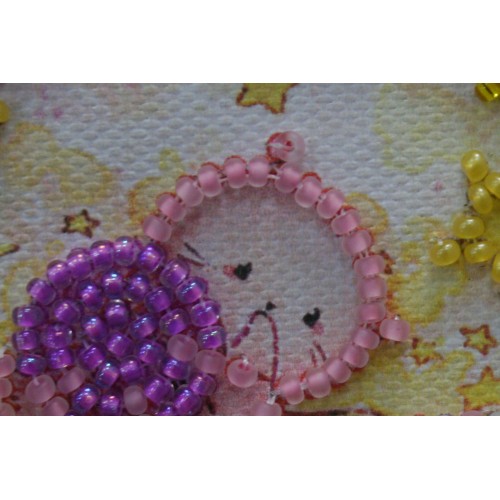 Magnets Bead embroidery kit Cat constellation, AMA-147 by Abris Art - buy online! ✿ Fast delivery ✿ Factory price ✿ Wholesale and retail ✿ Purchase Kits for embroidery magnets with beads on canvas