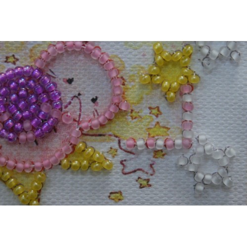 Magnets Bead embroidery kit Cat constellation, AMA-147 by Abris Art - buy online! ✿ Fast delivery ✿ Factory price ✿ Wholesale and retail ✿ Purchase Kits for embroidery magnets with beads on canvas