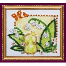 Magnets Bead embroidery kit May Lilies