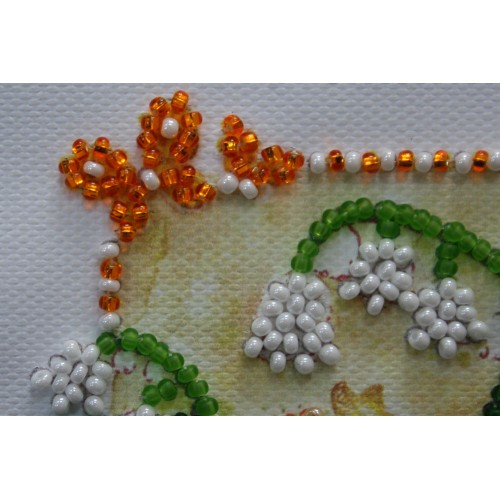 Magnets Bead embroidery kit May Lilies, AMA-148 by Abris Art - buy online! ✿ Fast delivery ✿ Factory price ✿ Wholesale and retail ✿ Purchase Kits for embroidery magnets with beads on canvas