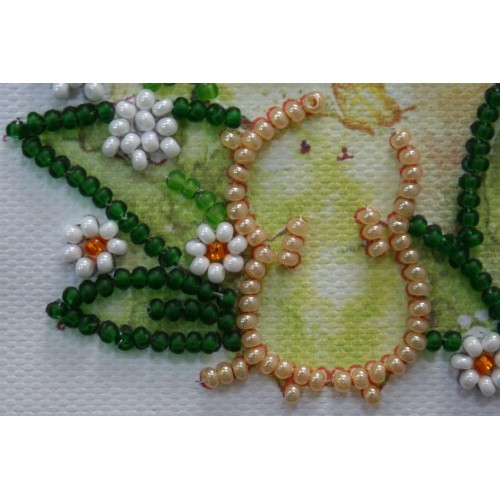 Magnets Bead embroidery kit May Lilies, AMA-148 by Abris Art - buy online! ✿ Fast delivery ✿ Factory price ✿ Wholesale and retail ✿ Purchase Kits for embroidery magnets with beads on canvas