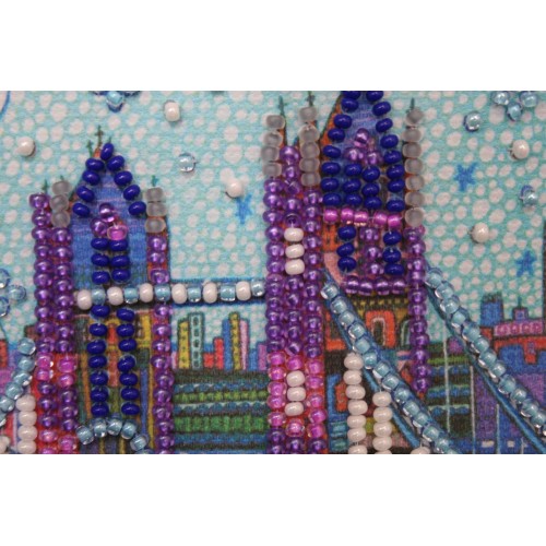 Magnets Bead embroidery kit London, AMA-151 by Abris Art - buy online! ✿ Fast delivery ✿ Factory price ✿ Wholesale and retail ✿ Purchase Kits for embroidery magnets with beads on canvas