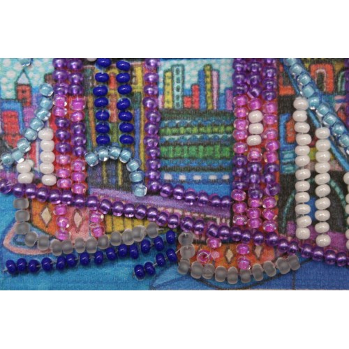 Magnets Bead embroidery kit London, AMA-151 by Abris Art - buy online! ✿ Fast delivery ✿ Factory price ✿ Wholesale and retail ✿ Purchase Kits for embroidery magnets with beads on canvas