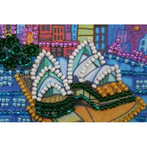 Magnets Bead embroidery kit Sydney, AMA-152 by Abris Art - buy online! ✿ Fast delivery ✿ Factory price ✿ Wholesale and retail ✿ Purchase Kits for embroidery magnets with beads on canvas