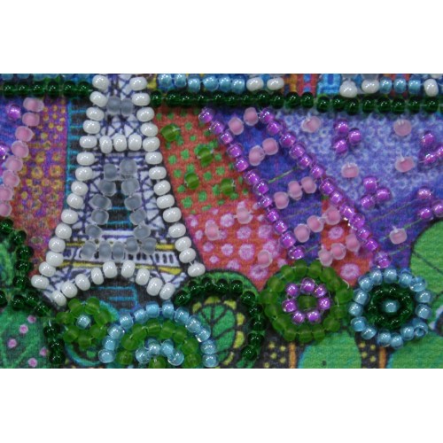 Magnets Bead embroidery kit Paris, AMA-154 by Abris Art - buy online! ✿ Fast delivery ✿ Factory price ✿ Wholesale and retail ✿ Purchase Kits for embroidery magnets with beads on canvas