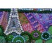 Magnets Bead embroidery kit Paris, AMA-154 by Abris Art - buy online! ✿ Fast delivery ✿ Factory price ✿ Wholesale and retail ✿ Purchase Kits for embroidery magnets with beads on canvas