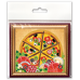 Magnets Bead embroidery kit Pizza, AMA-163 by Abris Art - buy online! ✿ Fast delivery ✿ Factory price ✿ Wholesale and retail ✿ Purchase Kits for embroidery magnets with beads on canvas