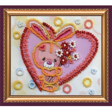 Magnets Bead embroidery kit Bunny