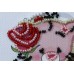 Magnets Bead embroidery kit Cupcake and a rose, AMA-170 by Abris Art - buy online! ✿ Fast delivery ✿ Factory price ✿ Wholesale and retail ✿ Purchase Kits for embroidery magnets with beads on canvas