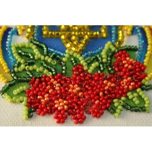 Magnets Bead embroidery kit Guelder region, AMA-171 by Abris Art - buy online! ✿ Fast delivery ✿ Factory price ✿ Wholesale and retail ✿ Purchase Kits for embroidery magnets with beads on canvas