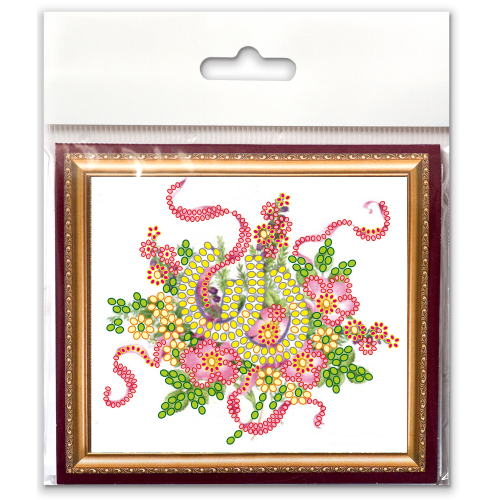 Magnets Bead embroidery kit Zen choice, AMA-178 by Abris Art - buy online! ✿ Fast delivery ✿ Factory price ✿ Wholesale and retail ✿ Purchase Kits for embroidery magnets with beads on canvas