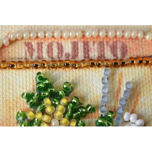 Magnets Bead embroidery kit Mojito, AMA-183 by Abris Art - buy online! ✿ Fast delivery ✿ Factory price ✿ Wholesale and retail ✿ Purchase Kits for embroidery magnets with beads on canvas