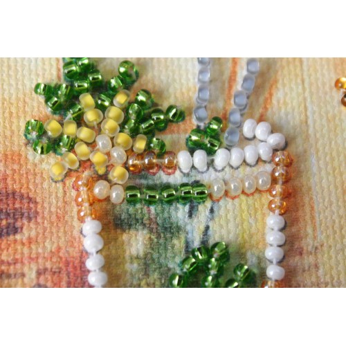 Magnets Bead embroidery kit Mojito, AMA-183 by Abris Art - buy online! ✿ Fast delivery ✿ Factory price ✿ Wholesale and retail ✿ Purchase Kits for embroidery magnets with beads on canvas