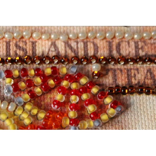 Magnets Bead embroidery kit Long Island ice tea, AMA-184 by Abris Art - buy online! ✿ Fast delivery ✿ Factory price ✿ Wholesale and retail ✿ Purchase Kits for embroidery magnets with beads on canvas