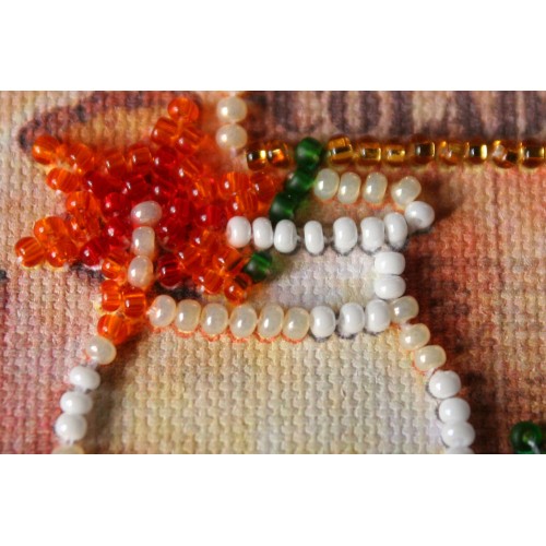 Magnets Bead embroidery kit Pina Colada, AMA-186 by Abris Art - buy online! ✿ Fast delivery ✿ Factory price ✿ Wholesale and retail ✿ Purchase Kits for embroidery magnets with beads on canvas