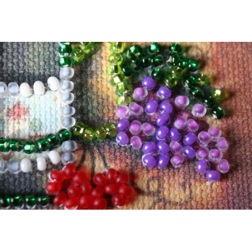 Magnets Bead embroidery kit Caberne, AMA-187 by Abris Art - buy online! ✿ Fast delivery ✿ Factory price ✿ Wholesale and retail ✿ Purchase Kits for embroidery magnets with beads on canvas