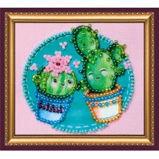 Magnets Bead embroidery kit Little cacti