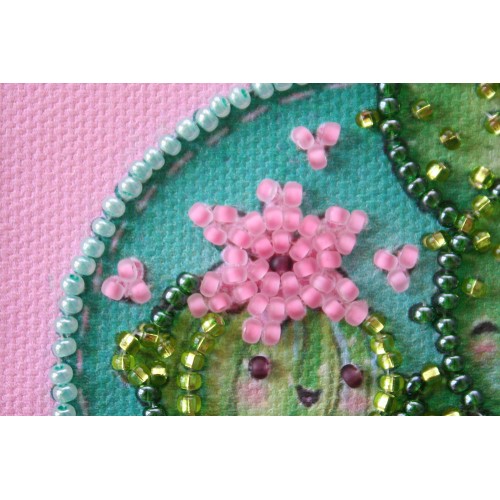 Magnets Bead embroidery kit Little cacti, AMA-188 by Abris Art - buy online! ✿ Fast delivery ✿ Factory price ✿ Wholesale and retail ✿ Purchase Kits for embroidery magnets with beads on canvas