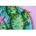 Magnets Bead embroidery kit Little cacti, AMA-188 by Abris Art - buy online! ✿ Fast delivery ✿ Factory price ✿ Wholesale and retail ✿ Purchase Kits for embroidery magnets with beads on canvas