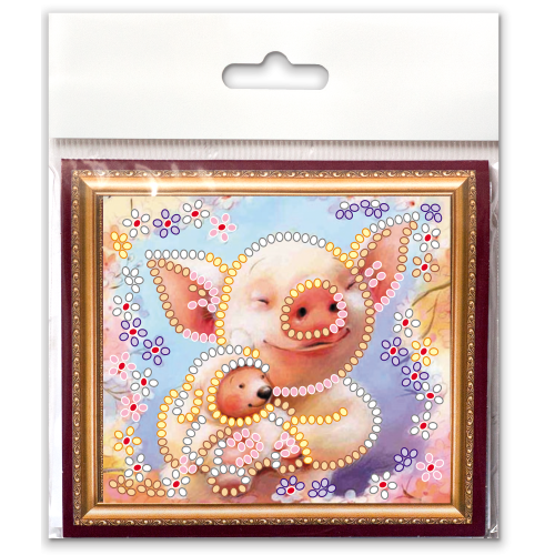 Magnets Bead embroidery kit Mites, AMA-190 by Abris Art - buy online! ✿ Fast delivery ✿ Factory price ✿ Wholesale and retail ✿ Purchase Kits for embroidery magnets with beads on canvas