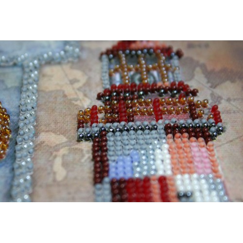 Mid-sized bead embroidery kit Seven seas (Retro), AMB-002 by Abris Art - buy online! ✿ Fast delivery ✿ Factory price ✿ Wholesale and retail ✿ Purchase Sets MIDI for beadwork