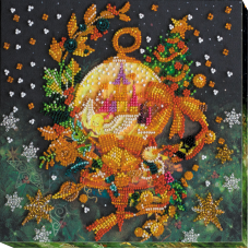 Mid-sized bead embroidery kit Tale rises (Winter tale)