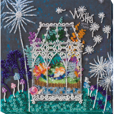 Mid-sized bead embroidery kit The cradle of dreams (Kids)