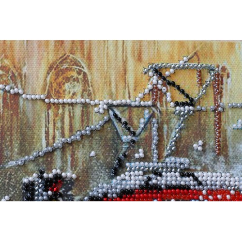 Mid-sized bead embroidery kit Tram of wishes (Landscapes), AMB-025 by Abris Art - buy online! ✿ Fast delivery ✿ Factory price ✿ Wholesale and retail ✿ Purchase Sets MIDI for beadwork