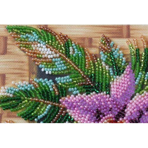Mid-sized bead embroidery kit Cattleya (Flowers), AMB-027 by Abris Art - buy online! ✿ Fast delivery ✿ Factory price ✿ Wholesale and retail ✿ Purchase Sets MIDI for beadwork