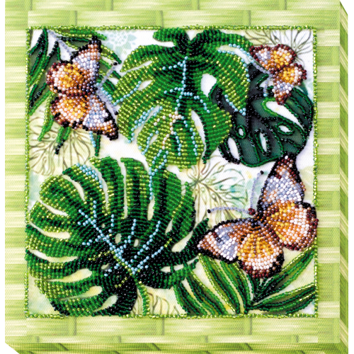 Mid-sized bead embroidery kit Monsters (Flowers), AMB-028 by Abris Art - buy online! ✿ Fast delivery ✿ Factory price ✿ Wholesale and retail ✿ Purchase Sets MIDI for beadwork