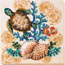 Mid-sized bead embroidery kit Merpeople (Animals)