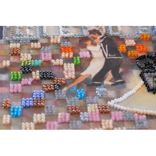 Mid-sized bead embroidery kit La Boca (Romanticism), AMB-037 by Abris Art - buy online! ✿ Fast delivery ✿ Factory price ✿ Wholesale and retail ✿ Purchase Sets MIDI for beadwork