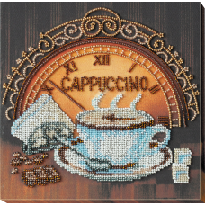 Mid-sized bead embroidery kit Сoffee and chocolate (Still life)